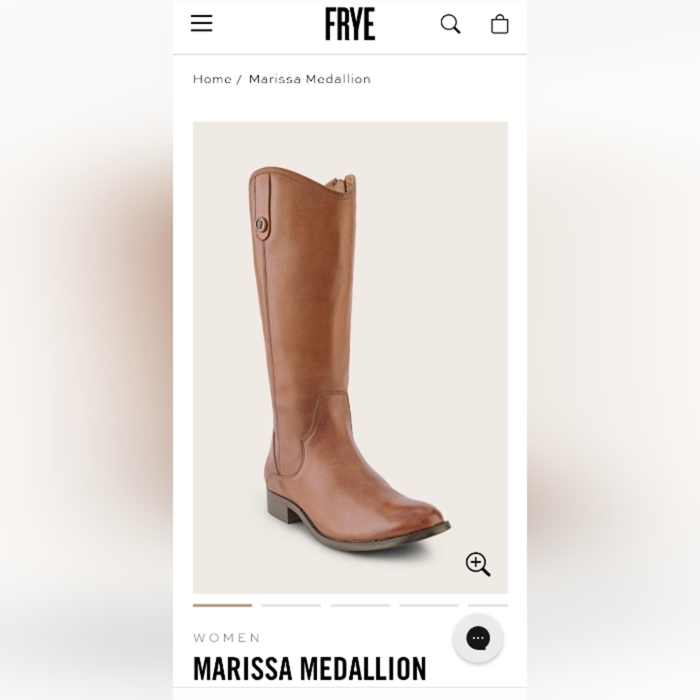 NIB Frye Marissa Medallion Boots